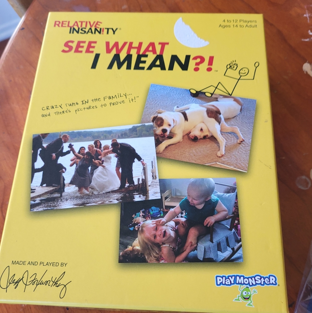 Relative Insanity: See What I Mean? Board Game